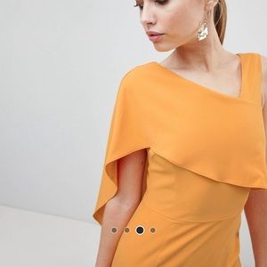 Never Worn Lavish Alice One Shoulder Midi Dress